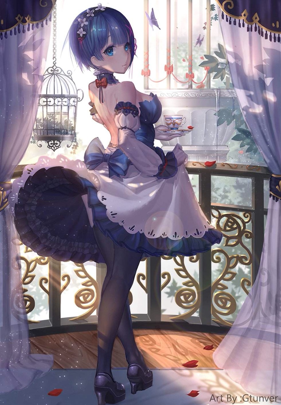 蕾姆壁纸美图推送( )快来带走老婆吧! (*≥▽≤) 凉风出品(~□~;)