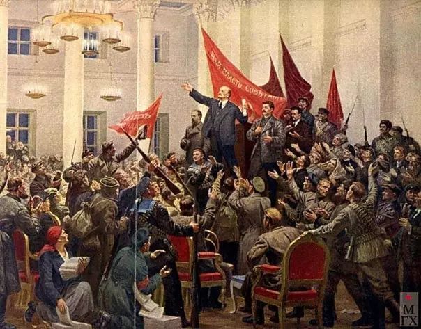 十月革命中的斯大林