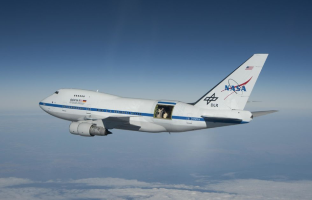 也有全货型波音747-8f *特殊型号: nasa索菲亚(sofia)太空望远镜: 由