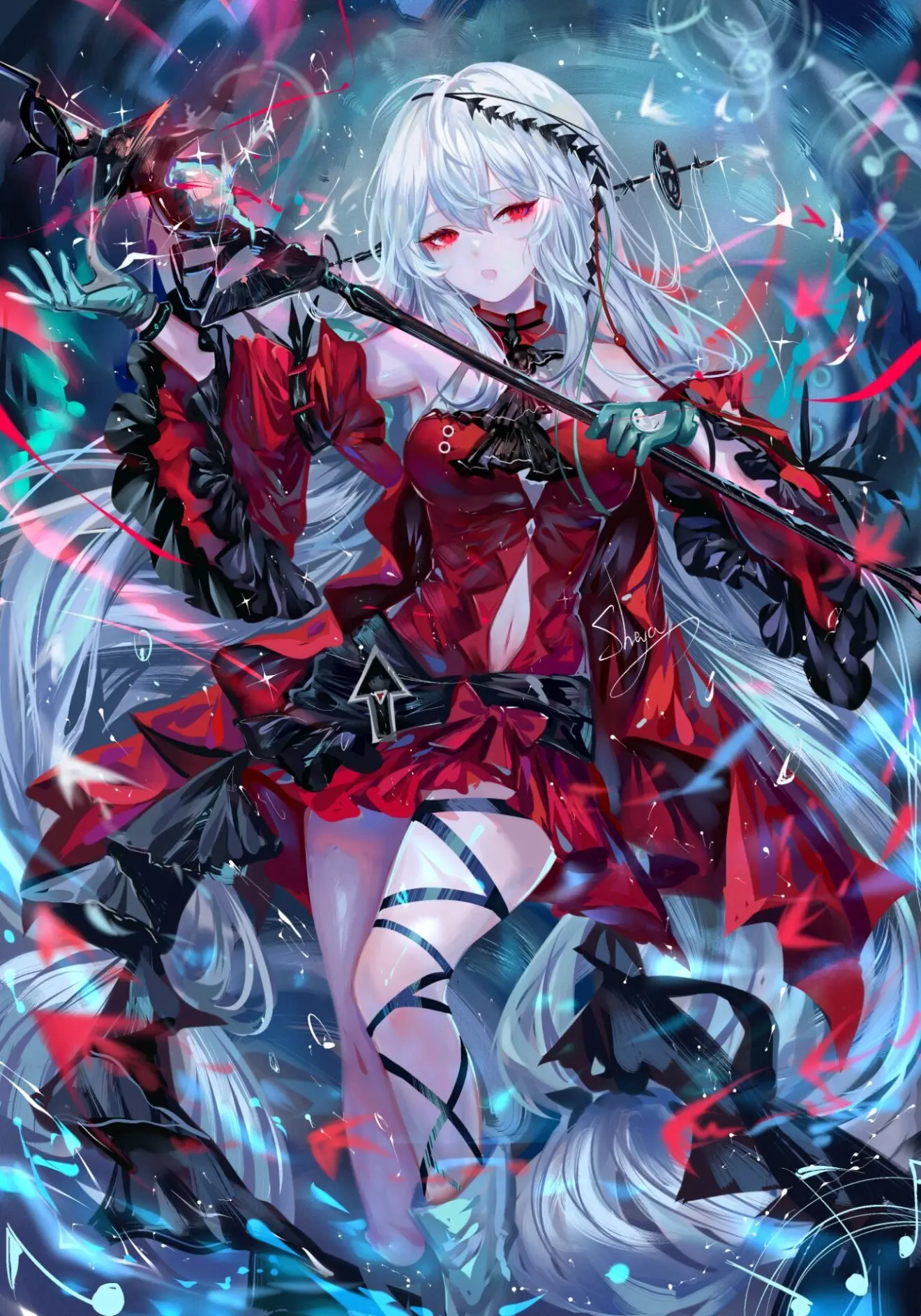 【明日方舟/斯卡蒂/浊心斯卡蒂/病娇/刀子】永恒深海传奇