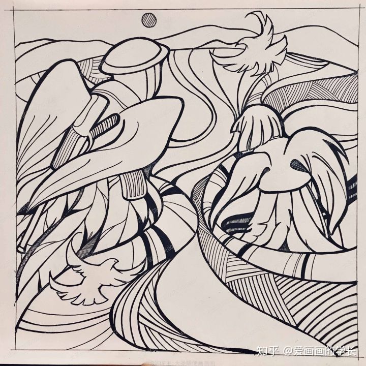 如何画好考研装饰画,考研海报设计 专升本装饰画 专升本命题设计 创意