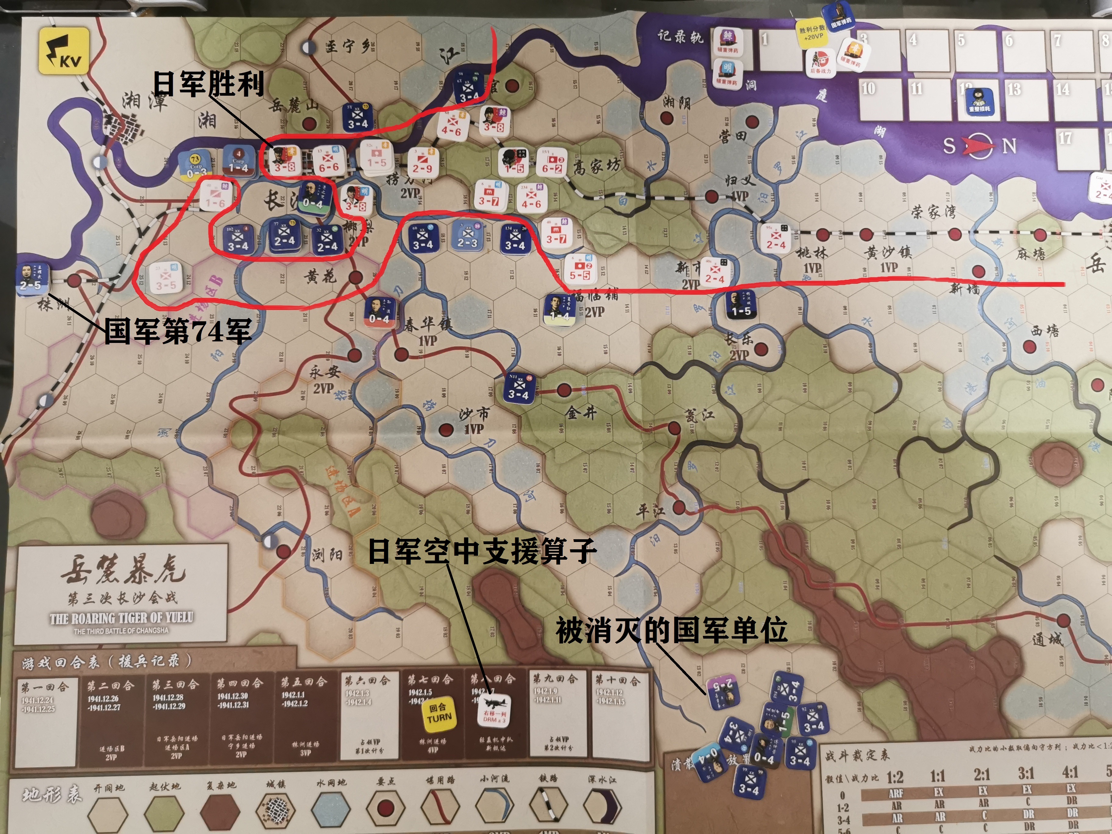 兵棋《气壮山河》之岳麓暴虎·第三次长沙会战推演战报