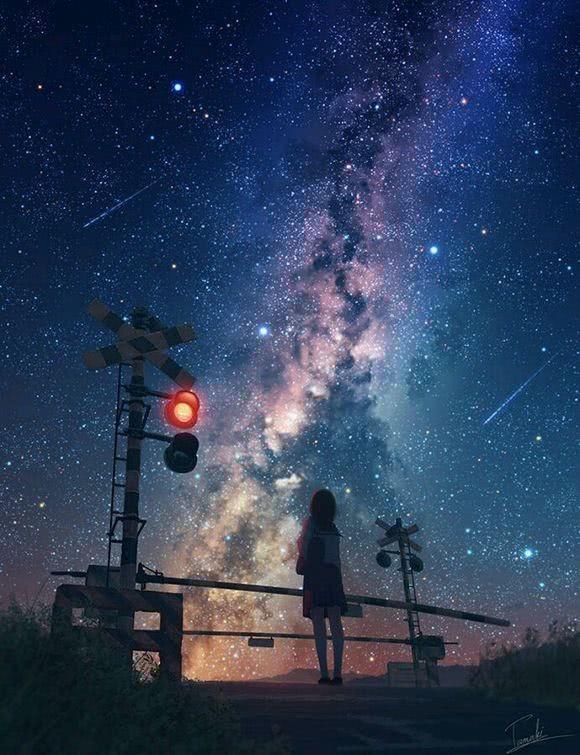 【清凉一夏】p站美图之唯美星空壁纸之银河篇,看完真是美哭了!