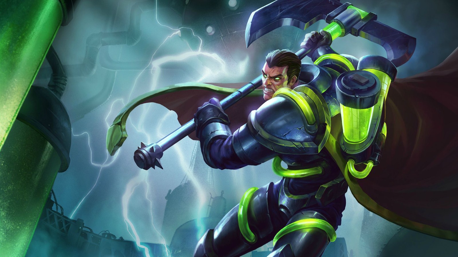 英雄联盟 壁纸 【第10期-诺手 德莱厄斯、皎月女神 黛安娜】无水印自取