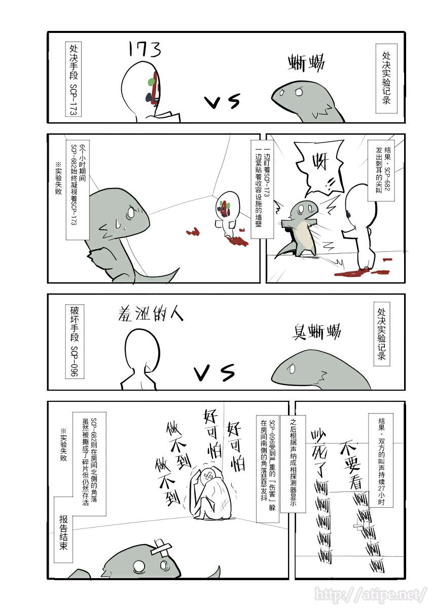no.1scp-173(小花生) no.2 scp-096(害羞的人) no.