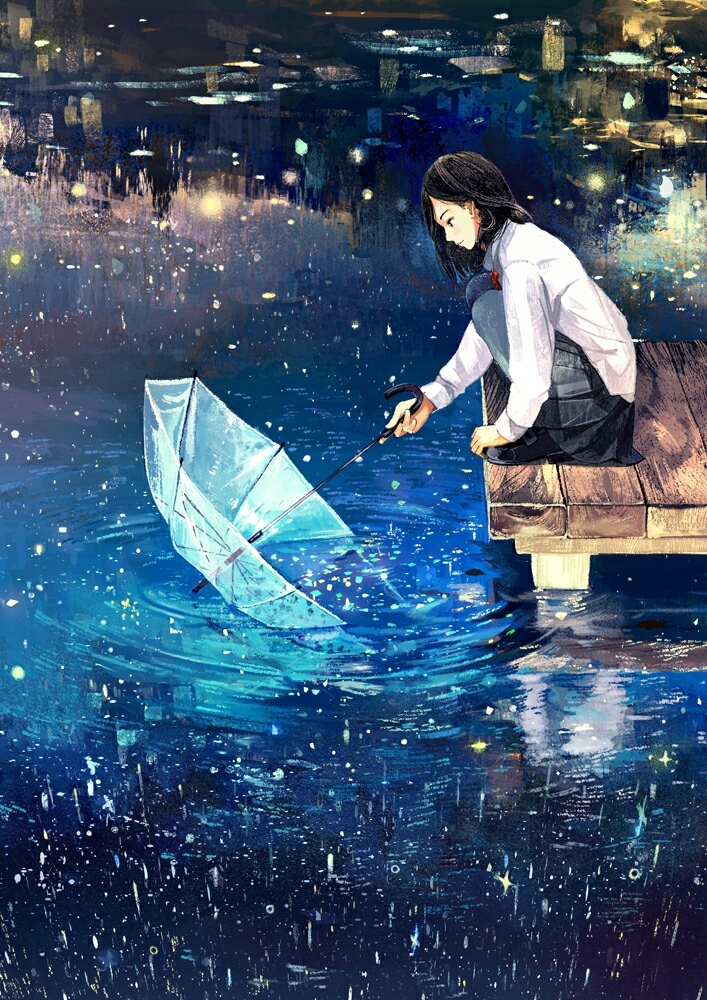 唯美壁纸,星空下的诺言(~y▽~)~*