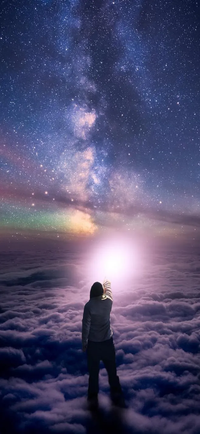 手机壁纸|星空特辑第17期 浩瀚星空中的朦胧夜色 by:b站盐泽 2021年5
