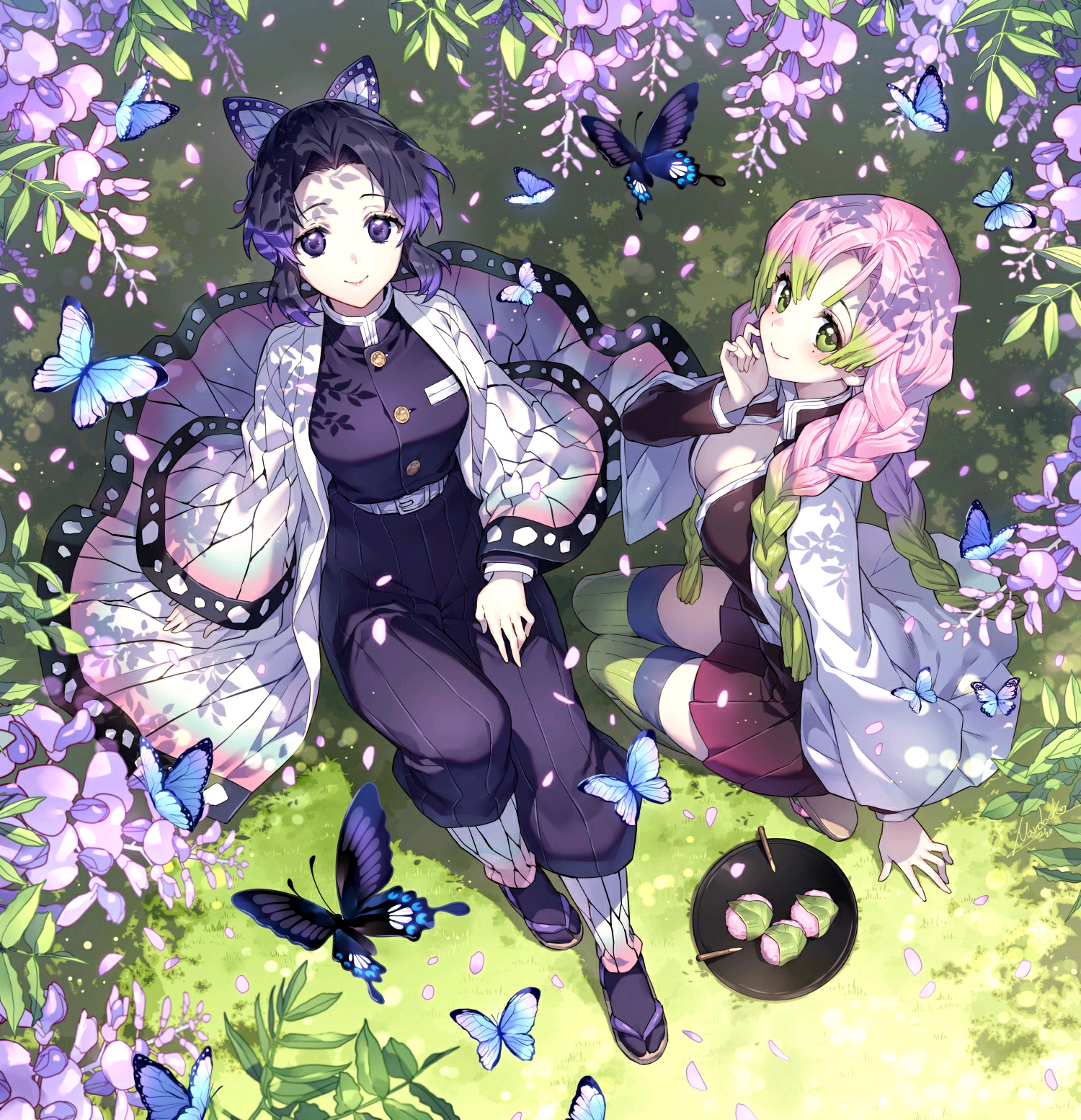 美图合集鬼灭之刃紫滕花