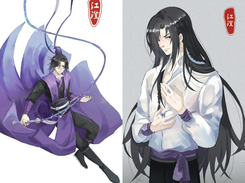 魔道祖师众人散发和束发大对比汪叽仙气飘飘江澄十分诱人