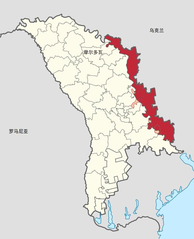 德涅斯特河东岸地区位于摩尔多瓦东部,东部是乌克兰敖德萨州.