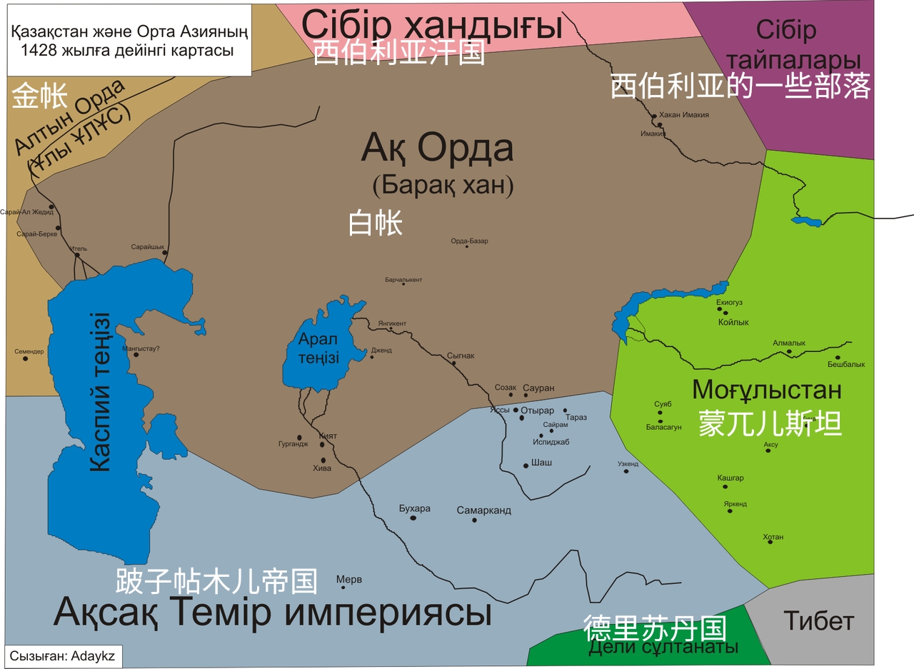 白帐汗国的历史