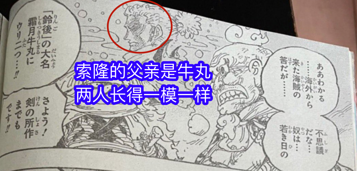 海贼王1023话:索隆跟霜月牛丸长得一模一样,父子关系实锤,燃爆