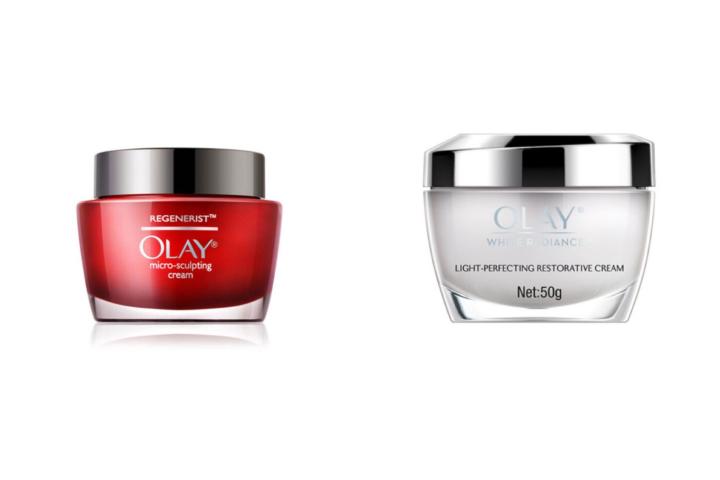6款面霜使用感 成分分析:olay大红瓶性价比高,小蜜罐值得买