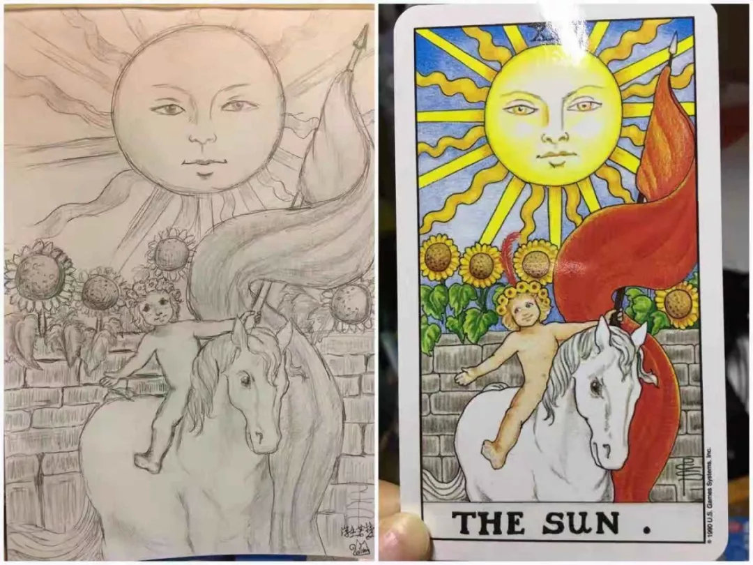 素描九十九分作品(少一分怕你骄傲) ▲浮若梦生 《普及维特塔罗牌》