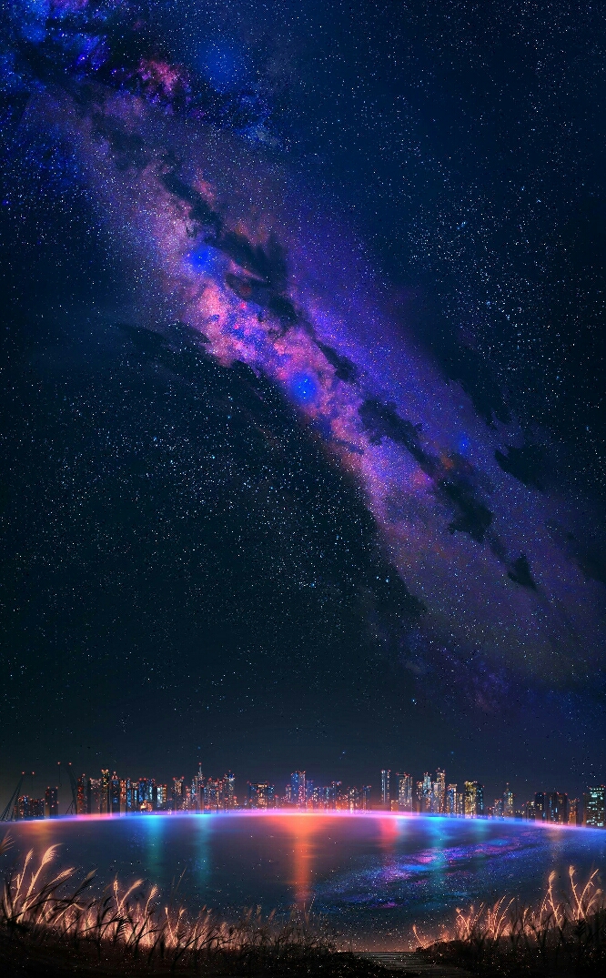璀璨星空精美壁纸