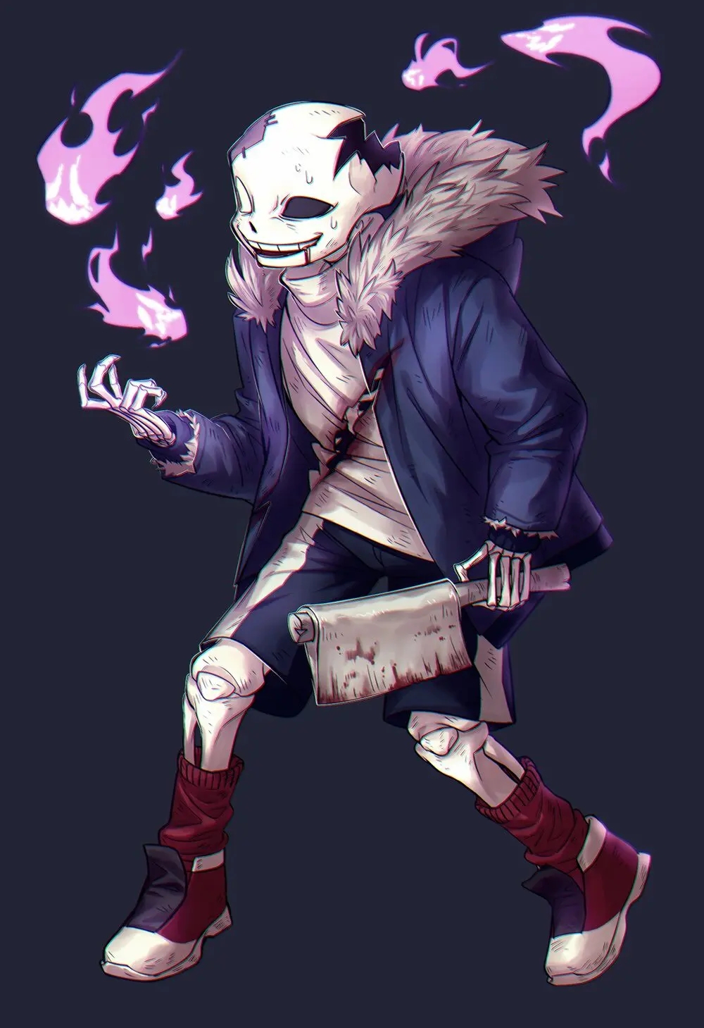 horror sans,infected sans和insanity sans有什么区别?(粗分)