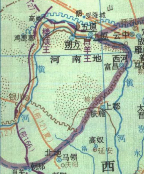 元朔二年(前127年)春,匈奴袭扰西汉北方东部诸郡,西汉采取胡人东进