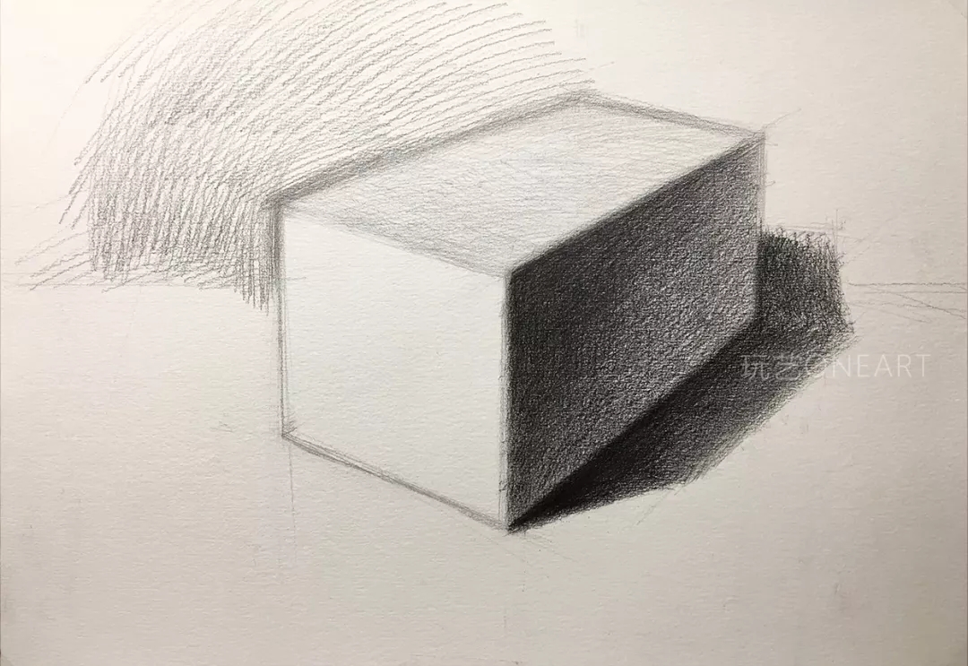 画好素描长方体,掌握的不仅仅只有黑白灰 | 玩艺课堂