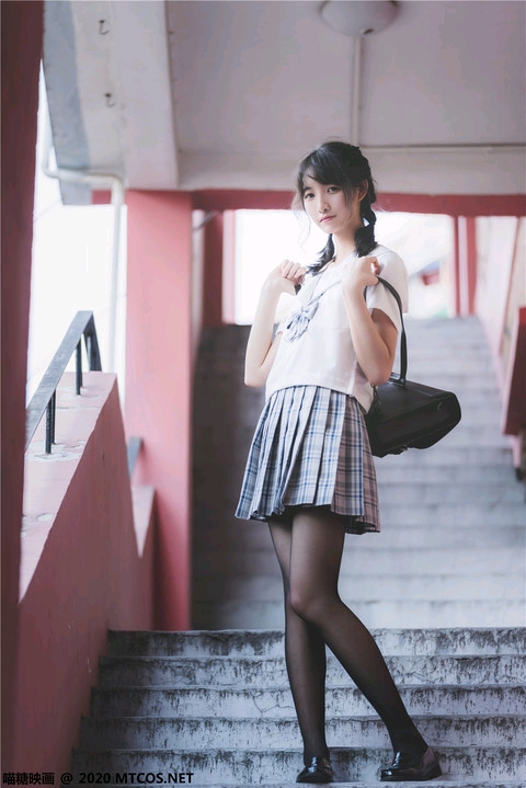 喵糖可爱美女jk制服