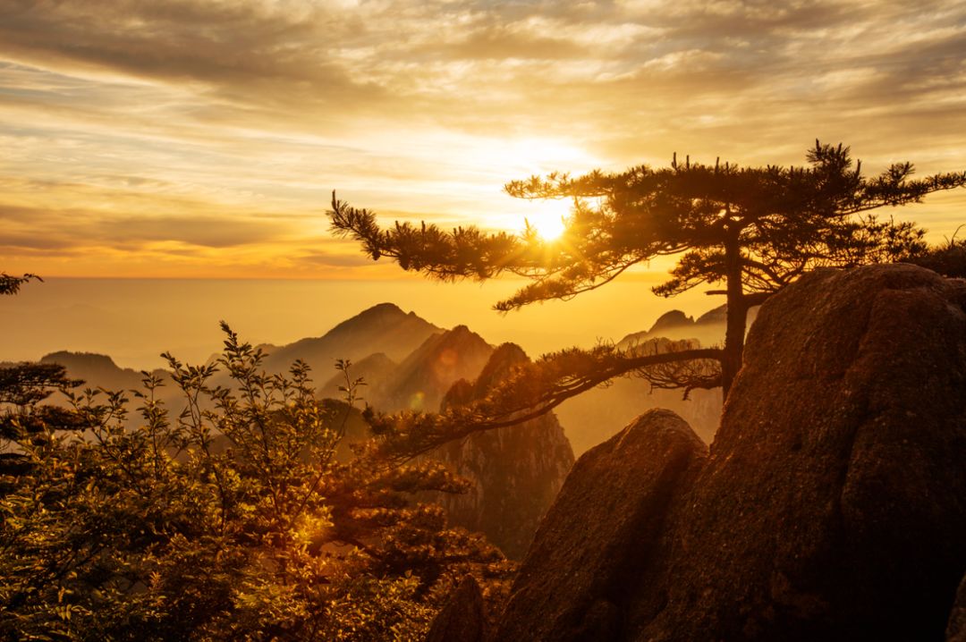 黄山日出