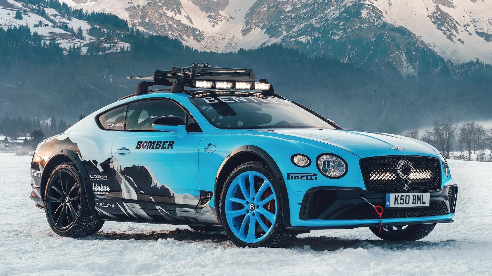 宾利欧陆gt ice race赛车发布,该车是宾利基于新欧陆gt升级打造