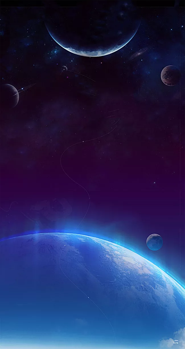 手机壁纸|星空特辑第12期 碧蓝的星空 by:b站盐泽 2020年12月22日