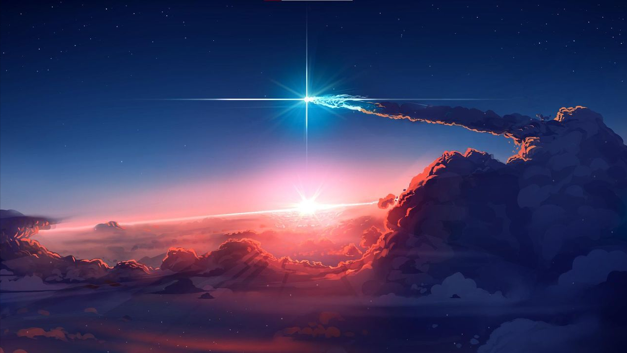 《wallpaper engine》壁纸推荐:红·蓝的碰撞-狂放与宁静