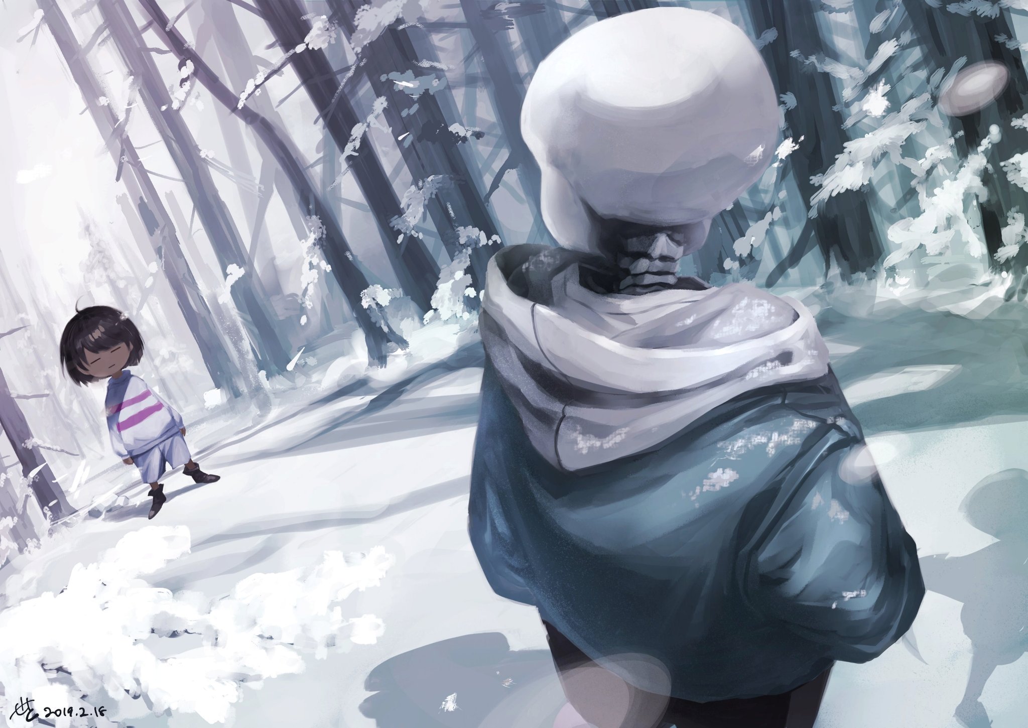 【undertale】传说之下精美人物图包 (frisk&sans第5期)