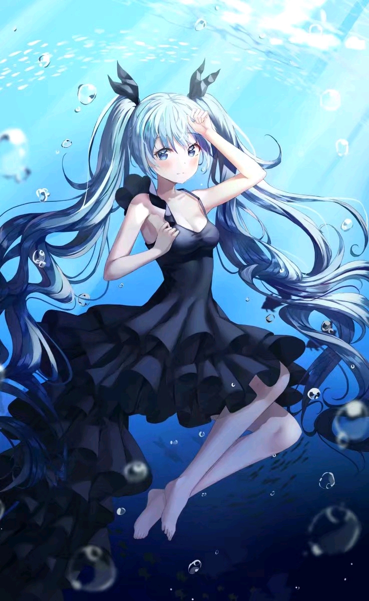 初音未来# 深海少女 画师:ruda