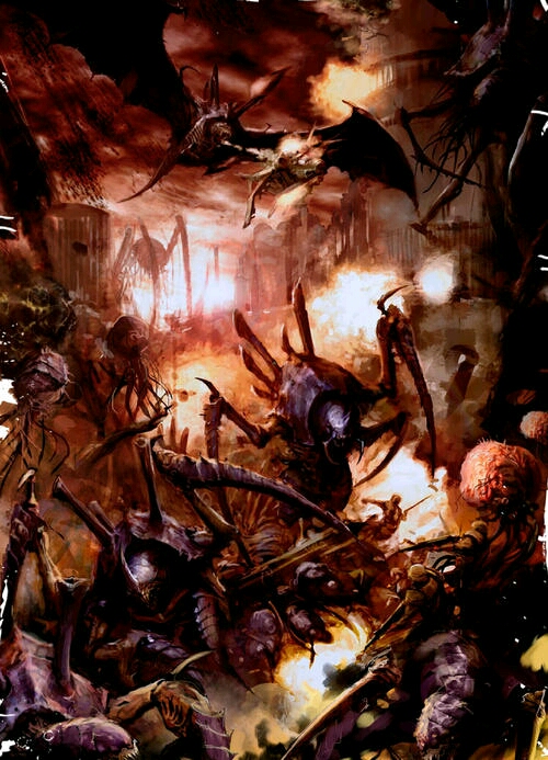 战锤40kwarhammer系列泰伦虫族的起源下
