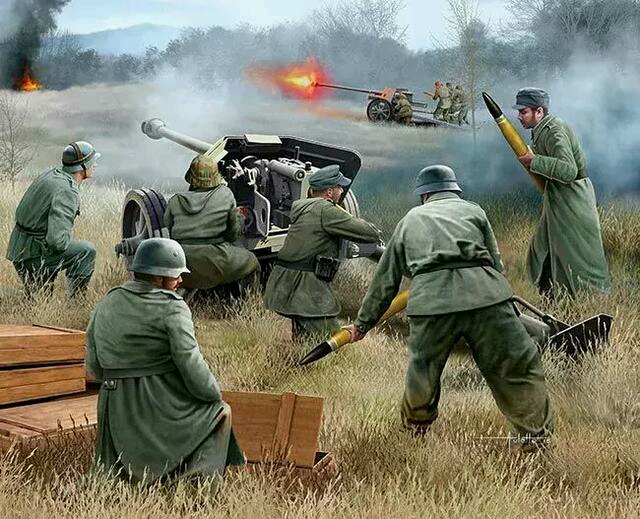 强力增援二战前期的德军步兵与炮兵协同战术