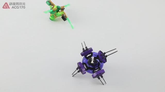 乐高积木幻影忍者70664幻影旋转术攻袭之劳埃德vs魔王加满都
