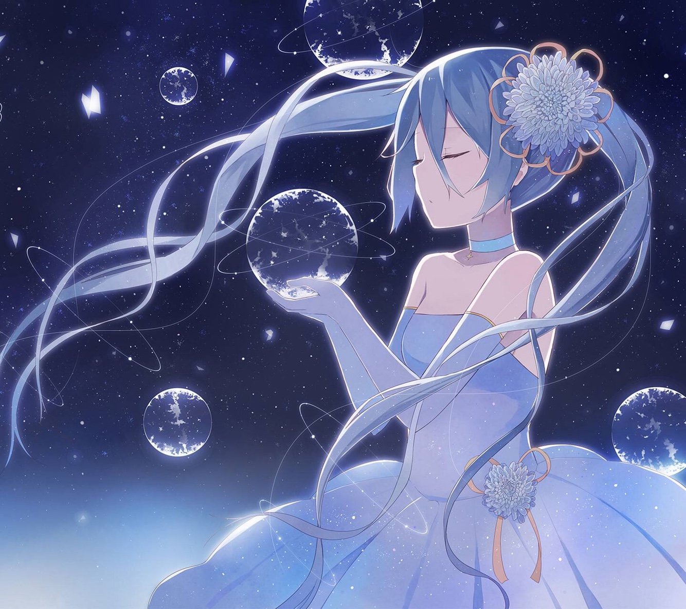 二次元美图/高清壁纸【第六期】星空初音