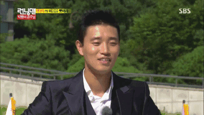 gif姜gary和宋智孝的有爱瞬间