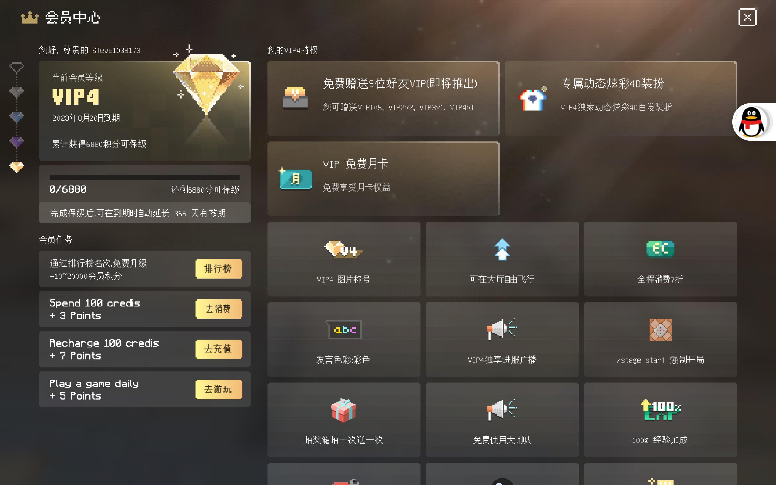 在EC小游戏服务器中，VIP身份究竟带来了哪些独特优势？
