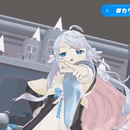 神楽七奈艺术家姿态全身3d各种超级可爱的动作武术动作gif表情包