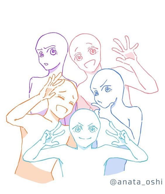 【绘画素材】cp互动素材vs流口水的素材(线稿)啊~这~最后一张图是亮点