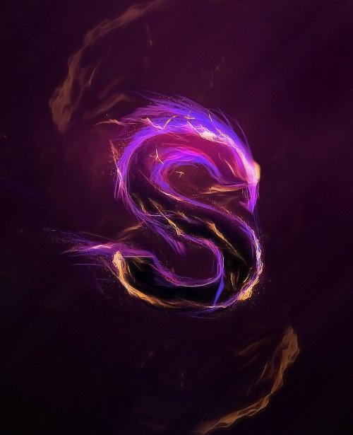 ps教程:打造超炫的魔法火焰文字特效