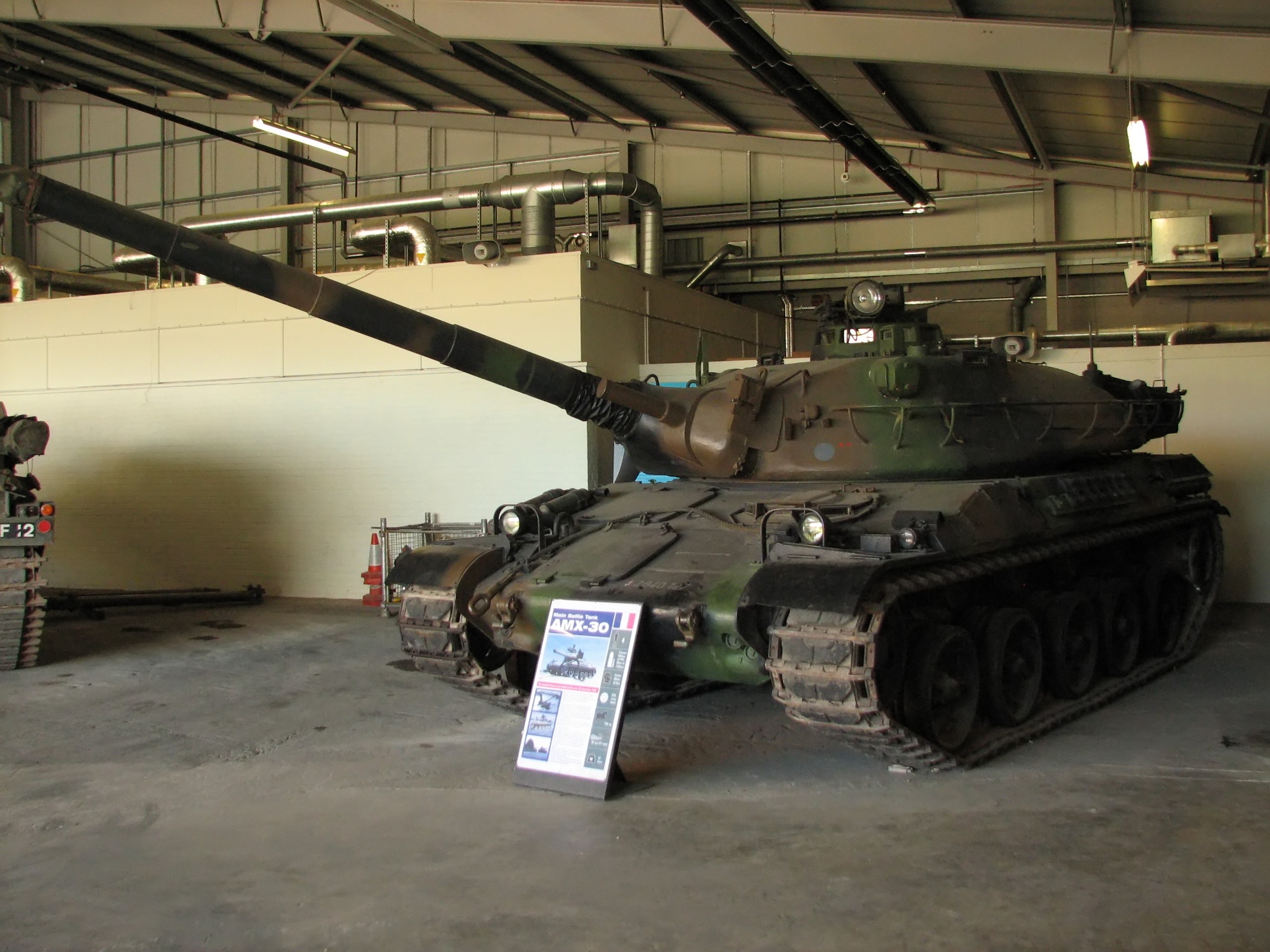 波维顿坦克博物馆的amx-30b