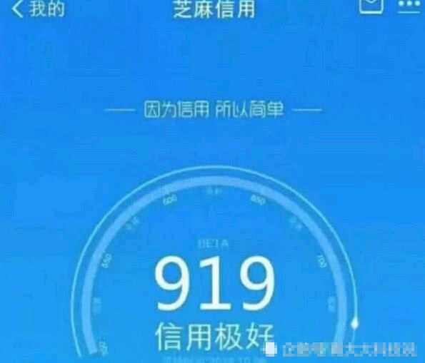 芝麻信用分919的大佬有多厉害?看到借呗额度,吓到了.