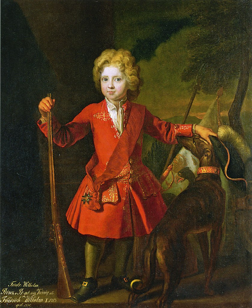 腓特烈·威廉一世童年时期的画像