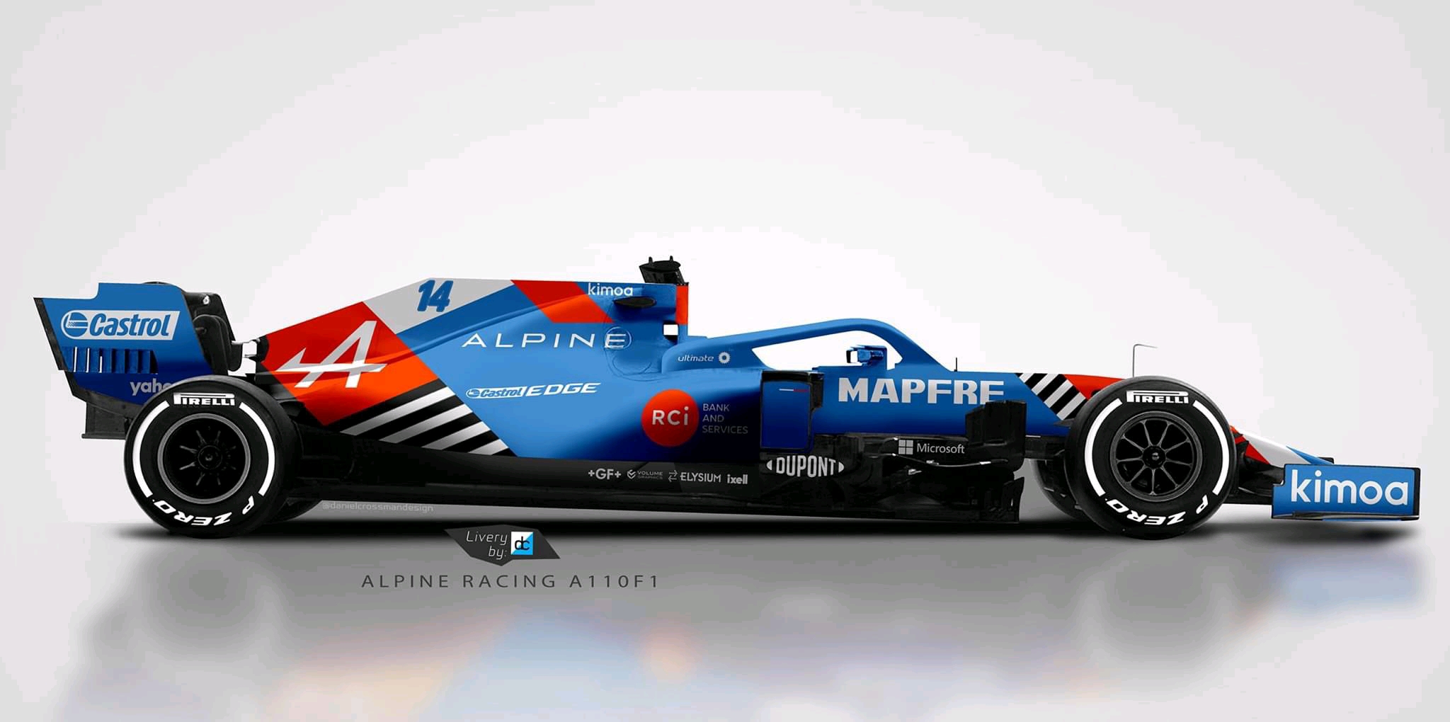【f1】2021赛季阿尔派-雷诺车队涂装