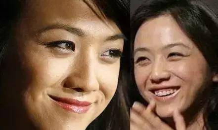 汤唯就有点hold不住素颜了,鱼尾纹法令纹都出来了,肤色也十分蜡黄.
