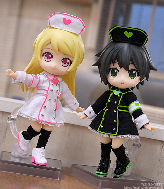 粘土人doll洋服套装护士服whiteblack介绍
