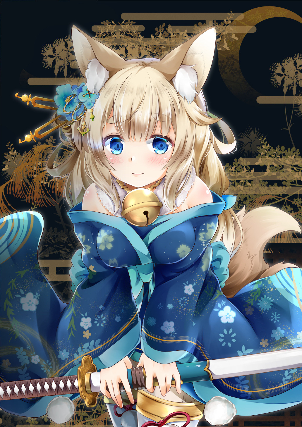 猫耳项圈铃铛(﹏)