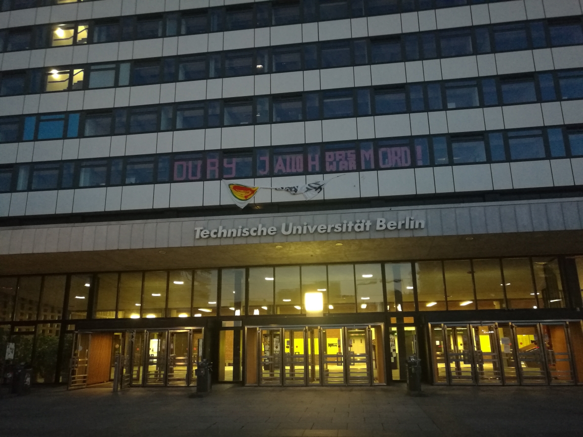 目的地是柏林工业大学(tub),tub的历史可以追溯到1770年,是德国理工