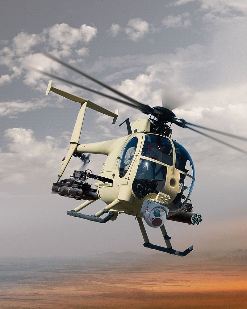 全球装备鉴赏——a/mh-6"小鸟 "直升机(上)
