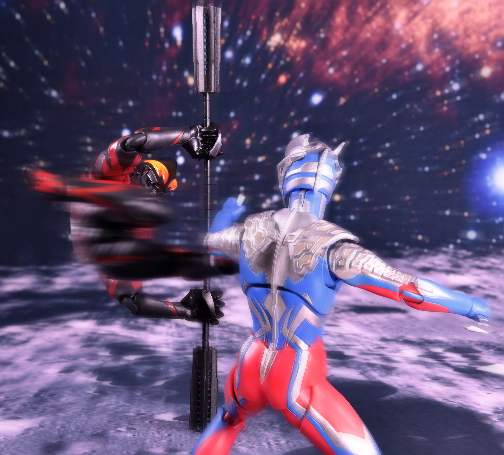 shf 赛罗奥特曼 vs 贝利亚奥特曼 c030404模玩分享