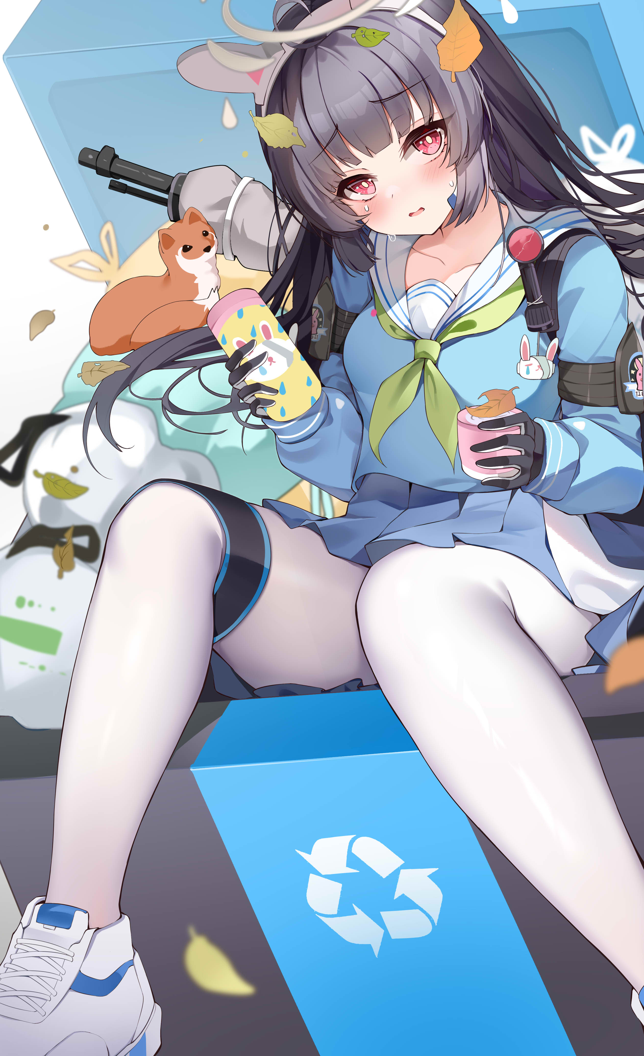 霞沢ミユ,Miyu Kasumisawa,霞沢美游,Kasumisawa Miyu,霞泽美游,RABBIT4,垃姬兔,垃姬桶,ブルーアーカイブ,碧蓝档案,Blue Archive,蔚蓝档案,碧蓝系列,Furry,兽娘