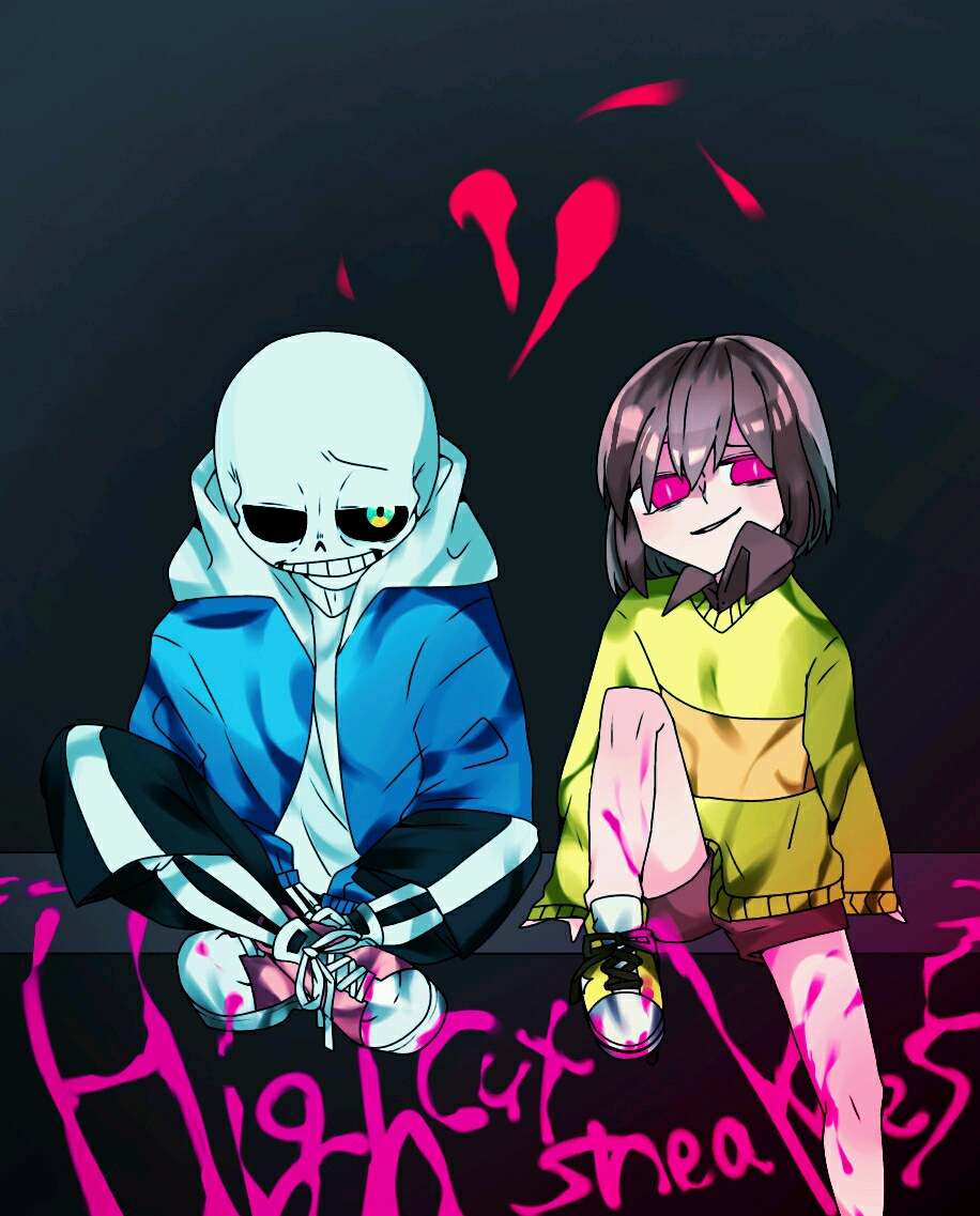 [传说之下]undertale美图图集 frisk and chara第三期